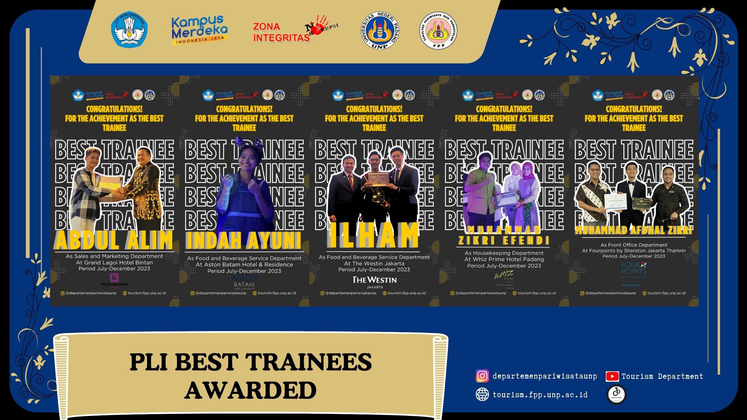 PLI Best Trainees Awarded
