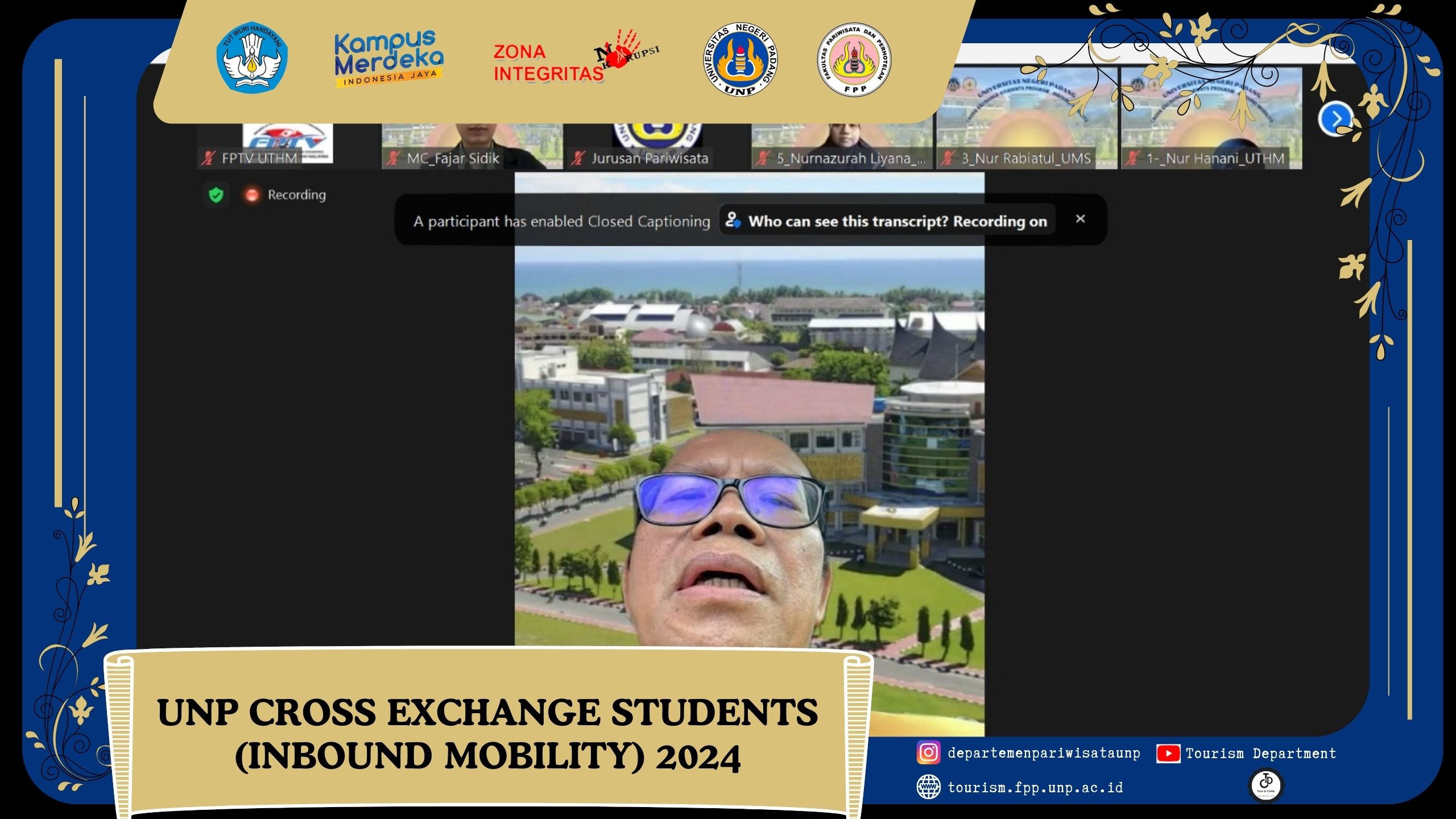 UNP Cross Exchange Students (Inbound Mobility) 2024